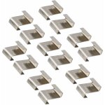 Acier inoxydable serre verre vitre s chevauchement clips de fixation durable cadre de verre cadre de ...
