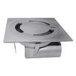 Aco - siphon inoxydable � cloche netsol 200x200 mm vertical h83 mm v601f