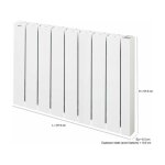 Acova - radiateur électrique connecté à inertie fluide 1500 w alcantara Acova - radiateur électrique connecté à inertie fluide 1500 w alcantara