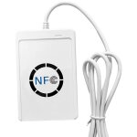 Acr122u rfid ic lecteur de carte � puce duplicateur sans contact graveur copieur clone inscriptible 13, ...