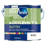 Acry tx satin peinture laque acrylique satin - bois mtaux & plastiques durs - intrieur conditionnement: ...