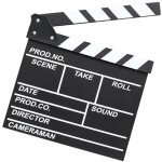[jamais utilis]action cut clapper, clap cinema professionnel, clap de cinma, pour ralisateur hollywood ...