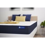Actisom - matelas actilatex life 90 x 190 cm latex et mmoire de forme - epaisseur:22cm
