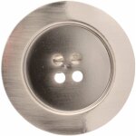 2 pinces bouton - chrome mat