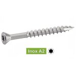 Acton - seau 500 vis terrasse t�te frais�e 5 x 60 inox a2 torx 25 + 1 embout torx bois dur 623265x60seau ...