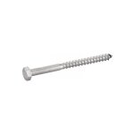 Acton - vis à bois tête hexagonale - tirefond - inox a4 16x80 mm - boîte de 25 Acton - vis à bois tête hexagonale - tirefond - inox a4 16x80 mm - boîte de 25