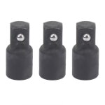 Adaptateur 3 / 8  1 / 2, adaptateur de douille 3 pices, outil de conversion de cl  cliquet en acier ...