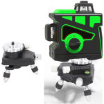 Adaptateur 360� pour niveau laser - filetage m�le 1 / 4' - r�glable & compatible tr�pied - pr�cision ...