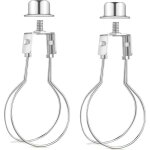 Adaptateur pour abat - jour et ampoule, lot de 2, adaptateur � clipser pour fixer les abat - jour.