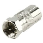 Adaptateur antenne type f male vers coaxial femelle