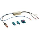 Adaptateur antenne fakra male set vers din male 12v phantom leoni Adaptateur antenne fakra male set vers din male 12v phantom leoni
