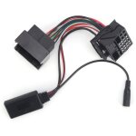 Adaptateur audio bluetooth 5. 0 aux 12 broches avec microphone cble de 59, 1 pouces pour opel cd30 cdc40 ...