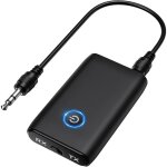 Adaptateur audio bluetooth 5. 0, récepteur Émetteur bluetooth 2 en 1, aux adaptateur pour casque, faible ... Adaptateur audio bluetooth 5. 0, récepteur Émetteur bluetooth 2 en 1, aux adaptateur pour casque, faible ...
