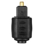 [jamais utilis�] adaptateur audio optique 3, 5 mm femelle vers num�rique m�le ? connecteur pour c�ble ...