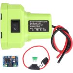 Adaptateur de batterie fil de calibre 14 30a fusible isol adaptateur de batteries d'outils lectriques ...