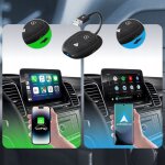 Adaptateur bluetooth 2 en 1 sans fil android auto et carplay pour iphone xstorm