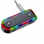 Adaptateur bluetooth 5. 0 pour voiture avec prise jack aux 3, 5 mm, rcepteur mains libres double prise ...