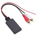 Adaptateur bluetooth aux in autoradio 2 rca bluetooth 5. 0 adaptateur sans fil aux cble audio remplacement ...