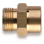 Kemper ? adaptateur gaz oxygene m10 � m12 ? laiton certifi� certigaz ? pour chalumeau � flamme bi - gaz ...