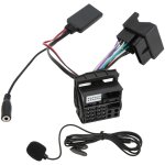 Adaptateur de c�ble audio auxiliaire bluetooth 5. 0 12 broches avec microphone mains libres pour peugeot ...