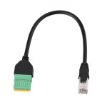 Adaptateur c�ble rj45 m�le vers borne � ressort 8 pins