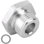 Adaptateur de capteur de pression m16x1. 5 vers 1 / 8  npt - en aluminium, pour moteurs ls