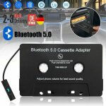 Adaptateur cassette bluetooth 5. 0 pour voiture, adaptateur cassette sans fil, radio mp3 � cassette