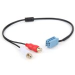 Adaptateur de cble mini iso rca 8 broches pour changeur de disque compact blapunkt ligne stro de voiture ...