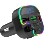 Adaptateur chargeur de voiture avec transmetteur fm transmetteur fm 2 ports pour voiture - lecteur mp3, ...