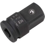 Adaptateur pour cl  chocs 1 / 2 pouce (femelle) x 1 pouce (mle), compatible avec les cls pneumatiques, ...