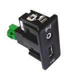 Adaptateur de connecteur d'interface usb + aux pour golf 7 mk7, commutateur carplay