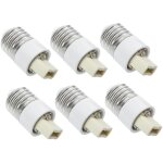Adaptateur de culot e27 vers g9 led l�ger en pc, convertisseur d'�clairage � vis pratique pour lampes ...