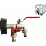 Vurahome - adaptateur de cuve dual. s60 x 6 au laiton robinet de jardin. diam�tre de sortie 1 / 2. diam�tre ...