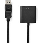 Adaptateur displayport displayport m�le vga femelle 15p 1080p nickel� 0. 20 m rond noir bo�te