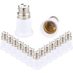 Adaptateur de douille b22  e27, convertisseur de culot de lampe, adaptateur de douille d'ampoule pour ...