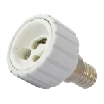 Adaptateur douille e14 pour ampoule culot gu10 miidex lighting�