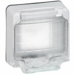Adaptateur �tanche plexo ip66 composable pour m�canismes 2 modules mosaic gris legrand 090490