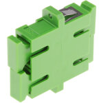 Adaptateur pour fibre optique, sc vers sc monomode duplex, vert ( prix pour 1 )