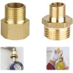 Adaptateur de gaz adaptateur de tuyau gaz en cuivre adaptateur connexion bouteille gaz adaptateur gaz ...