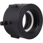 Adaptateur ibc 60 mm filetage grossier � 1. 5 , adaptateur robinet tuyau arrosage, raccord cuve 1000 ...