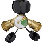 Adaptateur en laiton de gaz manom�tre � gaz jauge de manom�tre � gaz r�gulateur de gaz propane butane ...