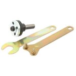 Adaptateur de mandrin de perceuse 10 mm 3 / 8 pouces, support de disque pour meuleuse d'angle, 2 jeux ...