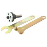 Adaptateur de mandrin de perceuse 10 mm 3 / 8 pouces, support de disque pour meuleuse d'angle, 2 jeux ...