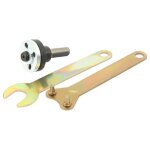 Adaptateur de mandrin de perceuse 10 mm 3 / 8 pouces, support de disque pour meuleuse d'angle, 2 jeux ...