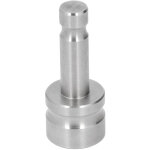 Adaptateur de montage sur poteau � prisme, filetage femelle en acier inoxydable, station totale 5 / 8 ...