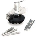 Adaptateur de perceuse de guide d'aff�teuse d'accessoire d'aff�tage de scie � cha�ne pour la meuleuse ...