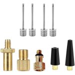 Adaptateur de pompe � air / � pied, valve de v�lo adaptateur d'aiguille de pompe � bille pour compresseur ...