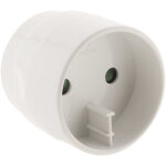 Zenitech - adaptateur prise voyage asie / chine vers france / ue - prise mle asie vers femelle france ...