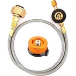 Adaptateur de propane tuyau de rechange pour convertisseur, connecte au camping en plein air cuisini�re ...