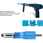 Adaptateur riveteuse kit d'adaptateur de pistolet  riveter pour perceuse lectrique sans fil, pistolet ...